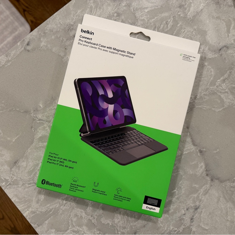 Belkin Pro Keyboard Case w/Magnetic Stand for iPad Air 10.9”/11” & iPad Pro 11”